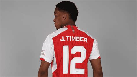 jurrien timber jersey number at arsenal